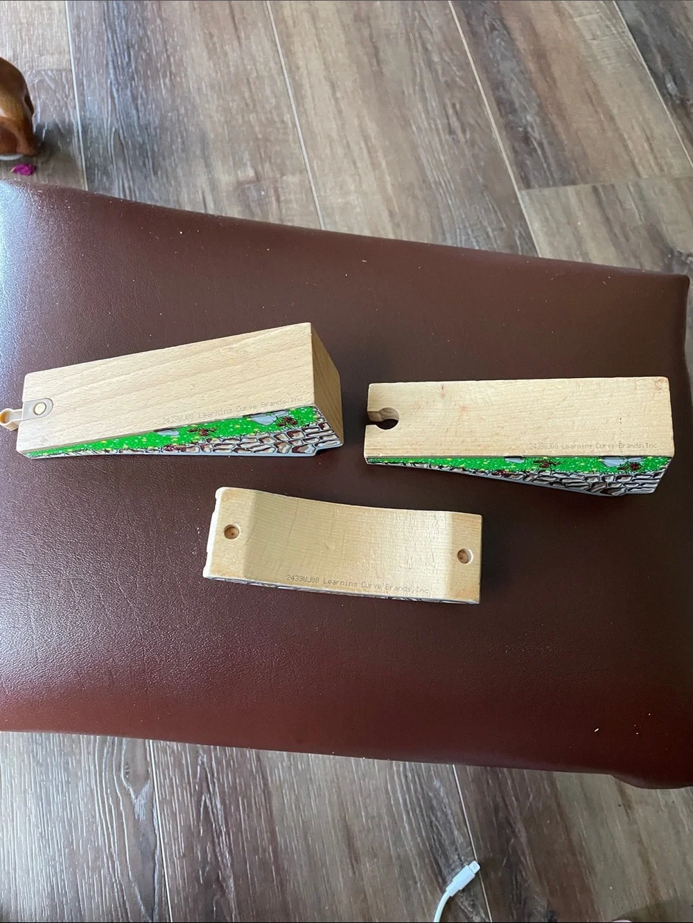 Three-Piece Wooden Thomas Train Track Bridge